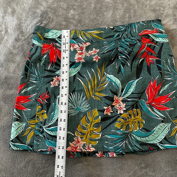Ripskirt Floral Skirt Women's MEDIUM Wrap Hawaiian Tropical Adjustable - Picture 3 of 3
